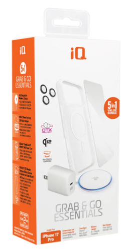 iQ - 5-in-1 Grab & Go Essentials for Apple iPhone 17 Pro
