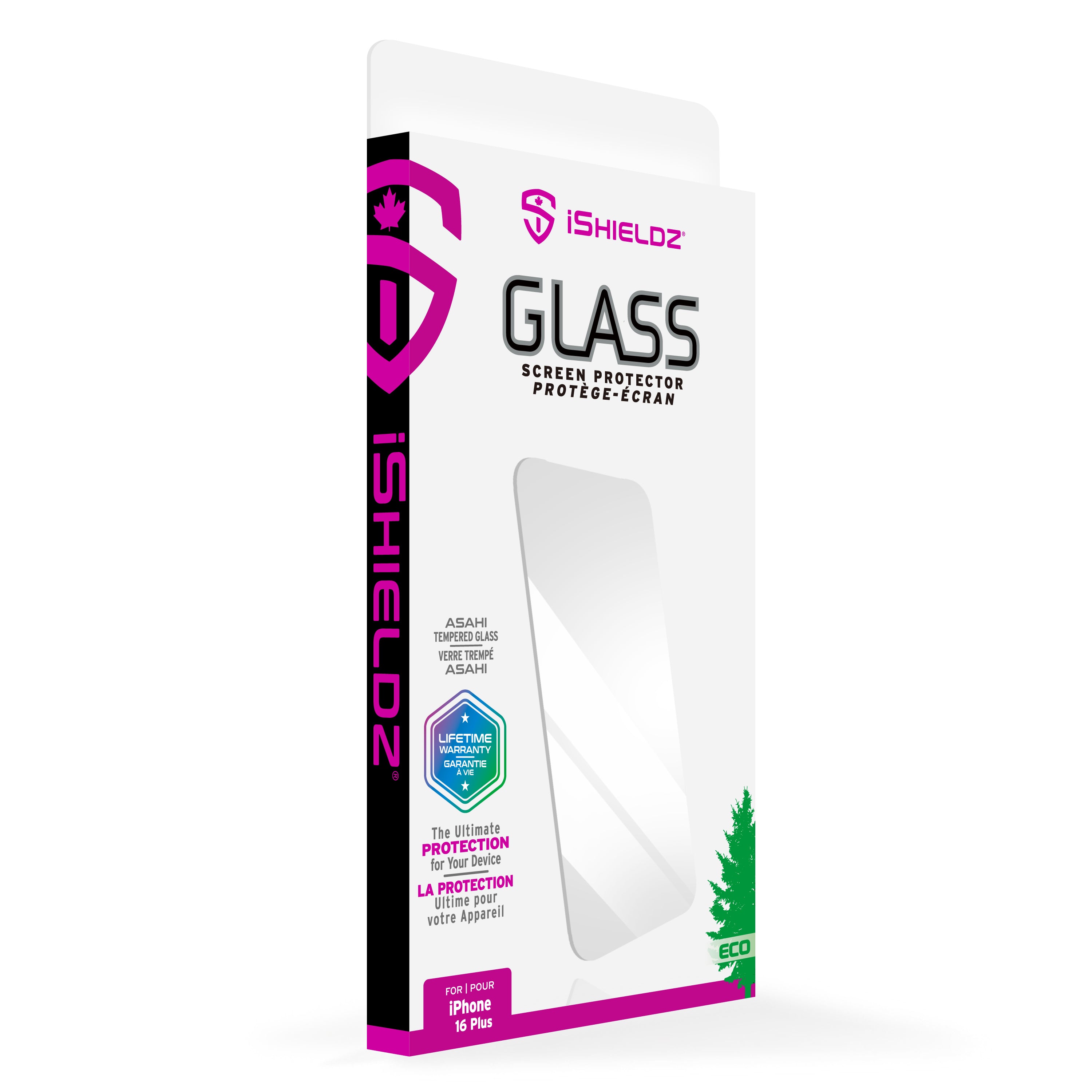 iShieldz Asahi Glass Screen Protector for Apple iPhone 16 Plus