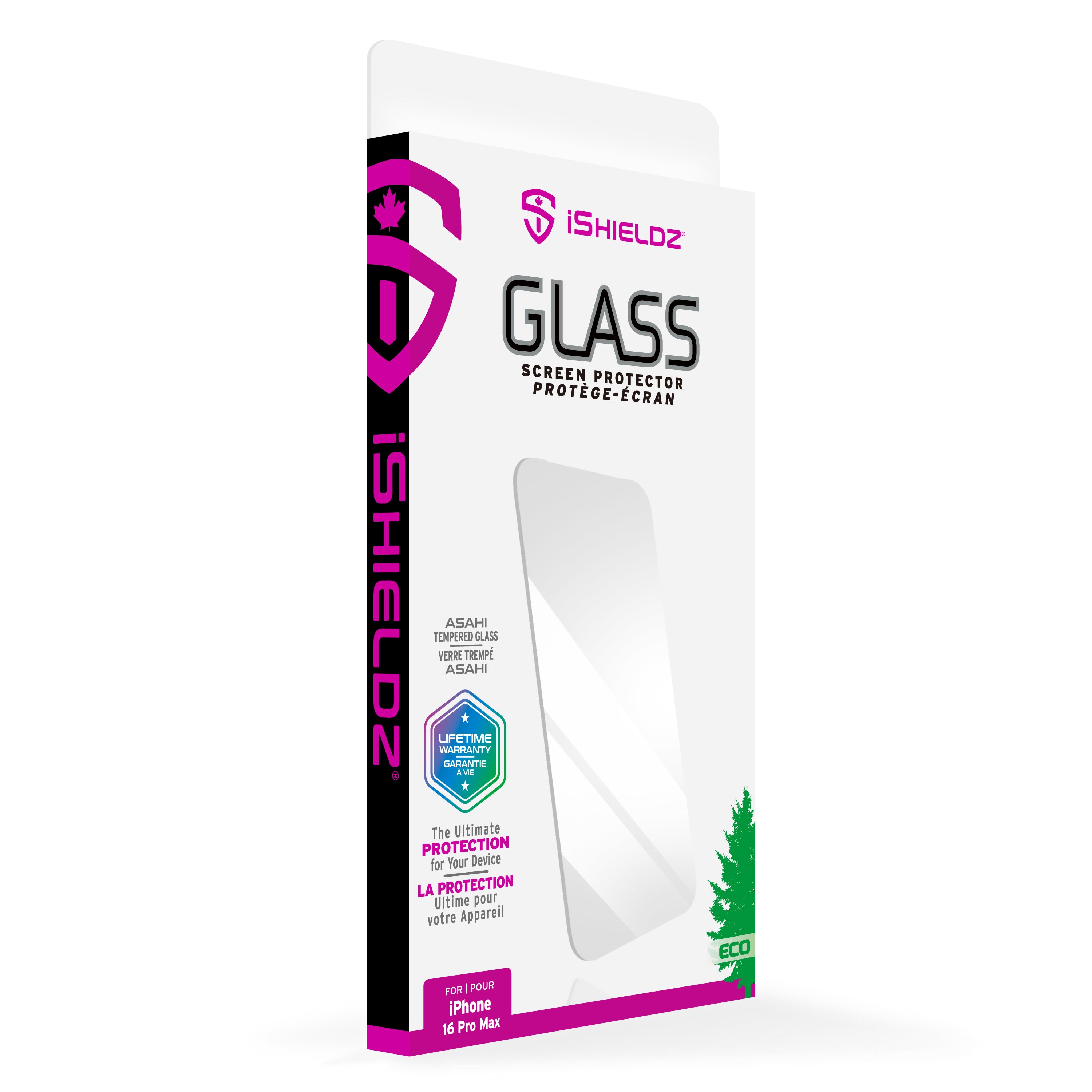 iShieldz Asahi Glass Screen Protector for Apple iPhone 16 Pro Max