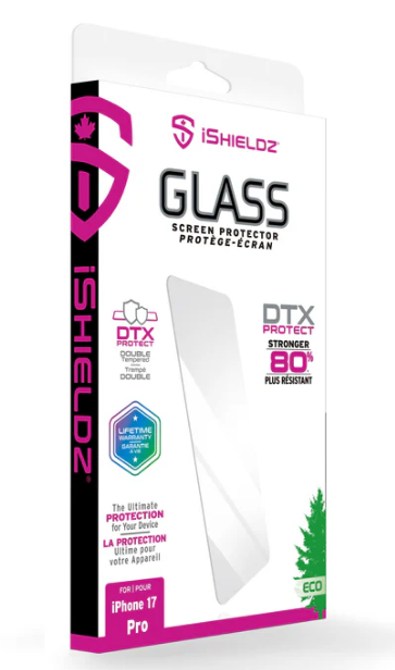 iShieldz - DTX Glass Screen Protector for Apple iPhone 17 Pro