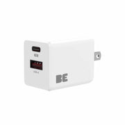 Blu Element Wall Charger Dual USB-C 20W PD and USB-A White