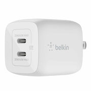 Belkin BoostCharge Wall Charger 45W PPS 2-Ports USB-C GaN White