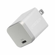 OtterBox Premium Pro Wall Charger 30W GaN PD/PPS USB-C White with Foldable Prongs