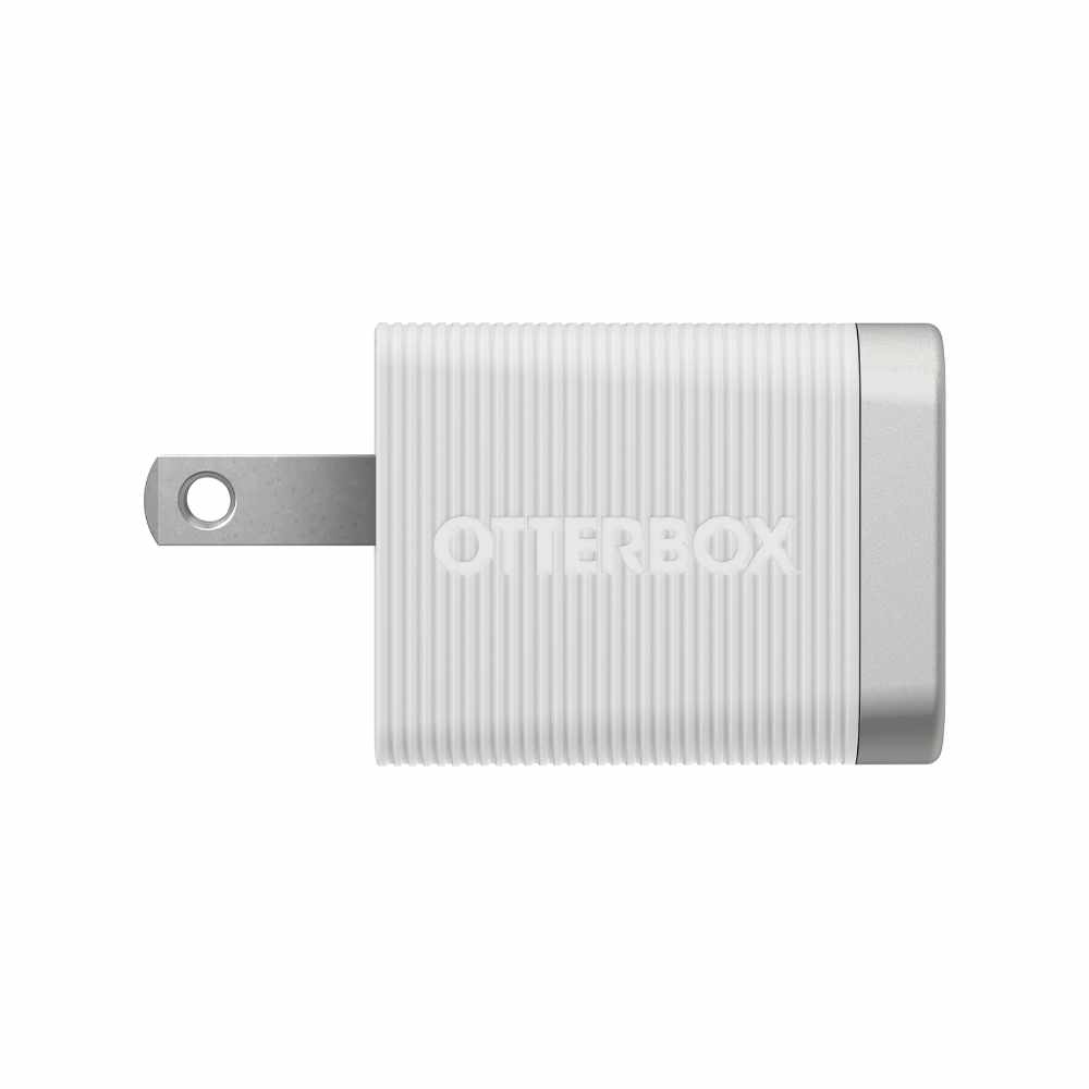 OtterBox Premium Pro Wall Charger 30W GaN PD/PPS USB-C White with Foldable Prongs