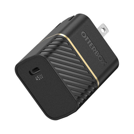 OtterBox - Fast Charge Power Delivery Gan 45W Wall Charger USB-C (Black)