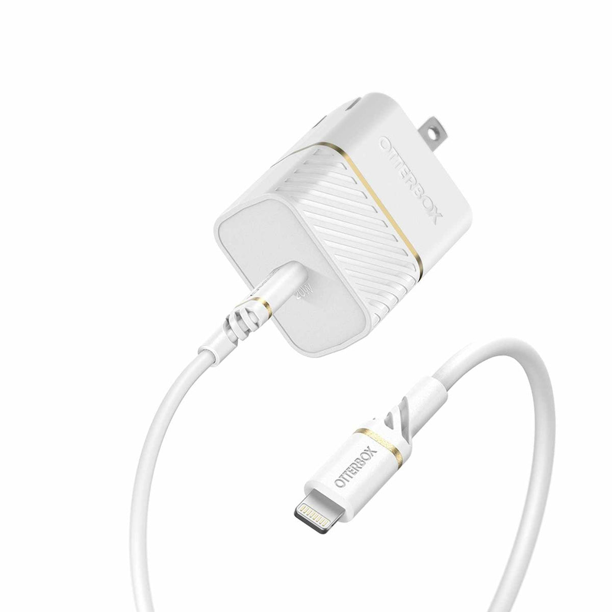 OtterBox USB-C to Lightning 3 ft 20W Cable White