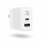 Nimble Wally Duo Wall Charger 32W PD 2-Ports USB-A/USB-C White