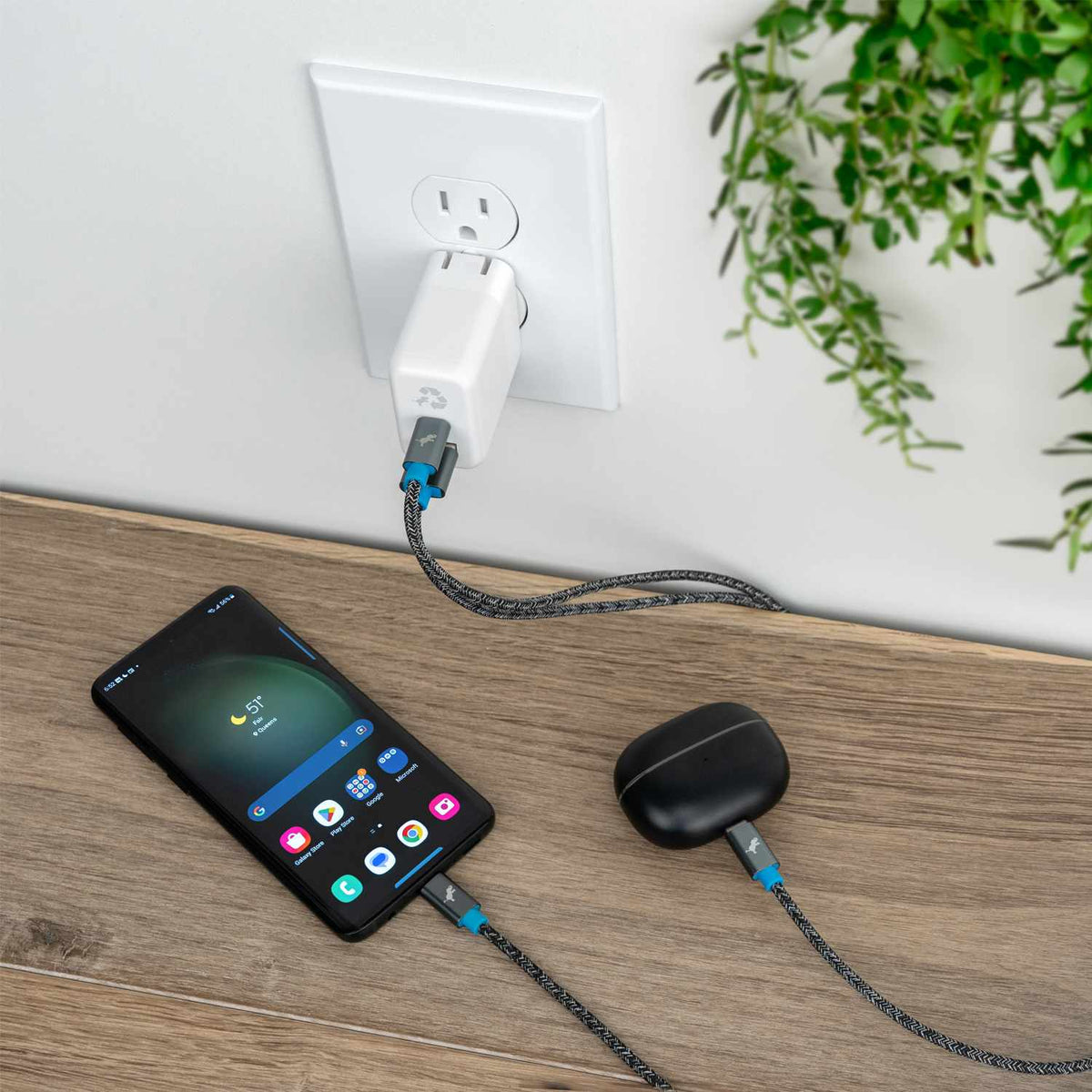Nimble Wally Duo Wall Charger 32W PD 2-Ports USB-A/USB-C White
