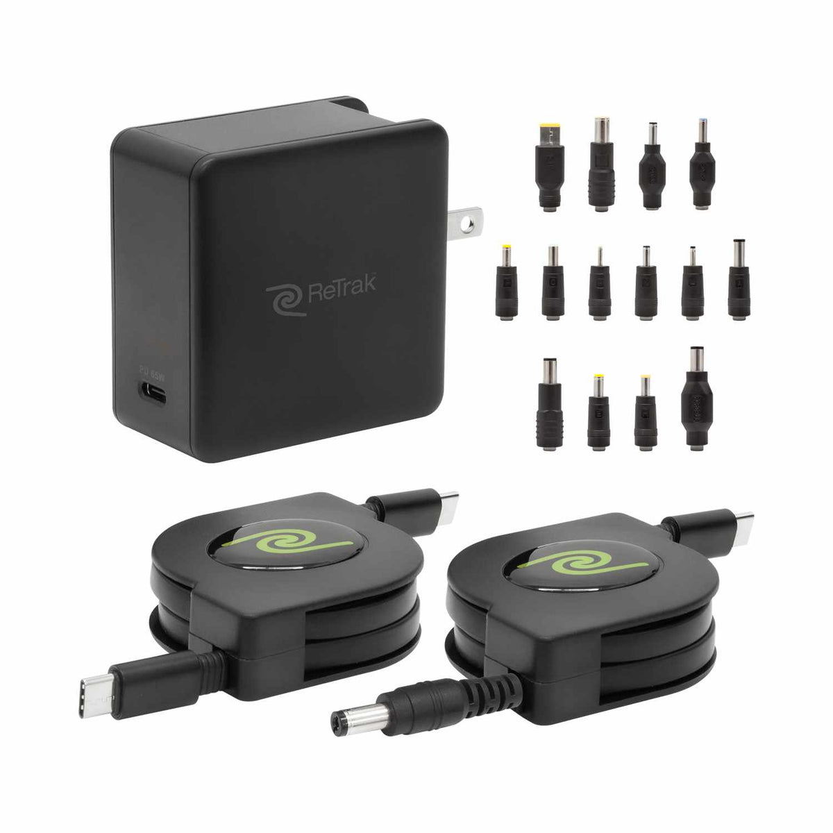 Helix/Retrak USB-C to USB-C 65W Cable Black