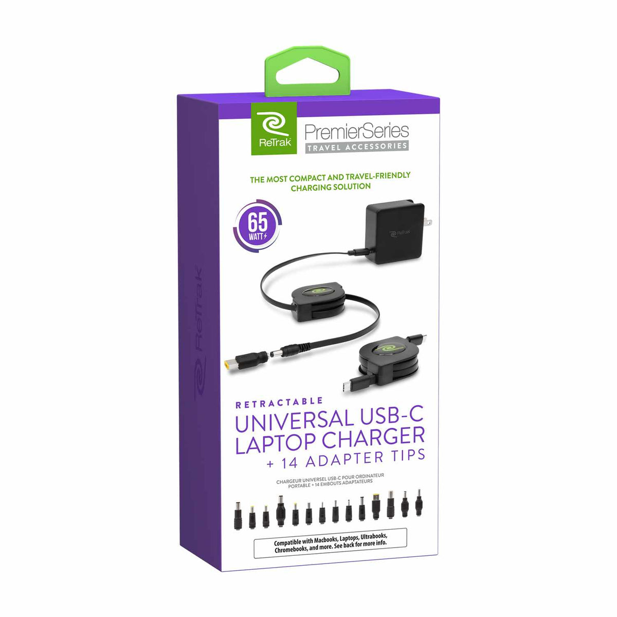 Helix/Retrak USB-C to USB-C 65W Cable Black