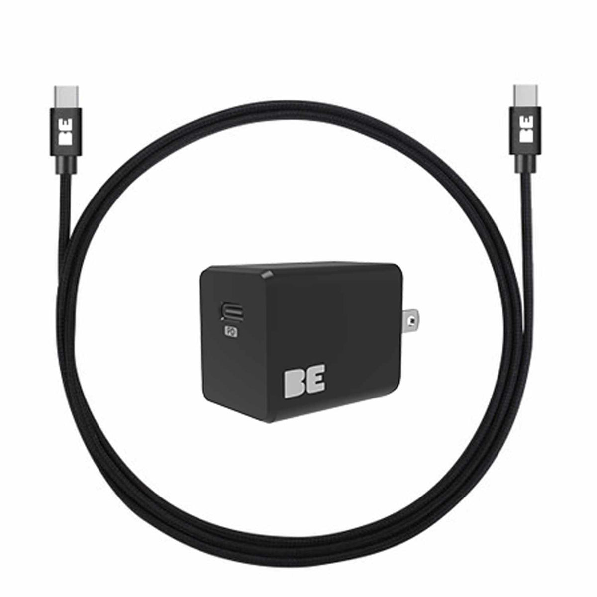 Blu Element USB-C to USB-C 4 ft 20W Cable Black