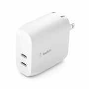 Blu Element Belkin BoostCharge Wall Charger 40W PD 2-Ports USB-C White