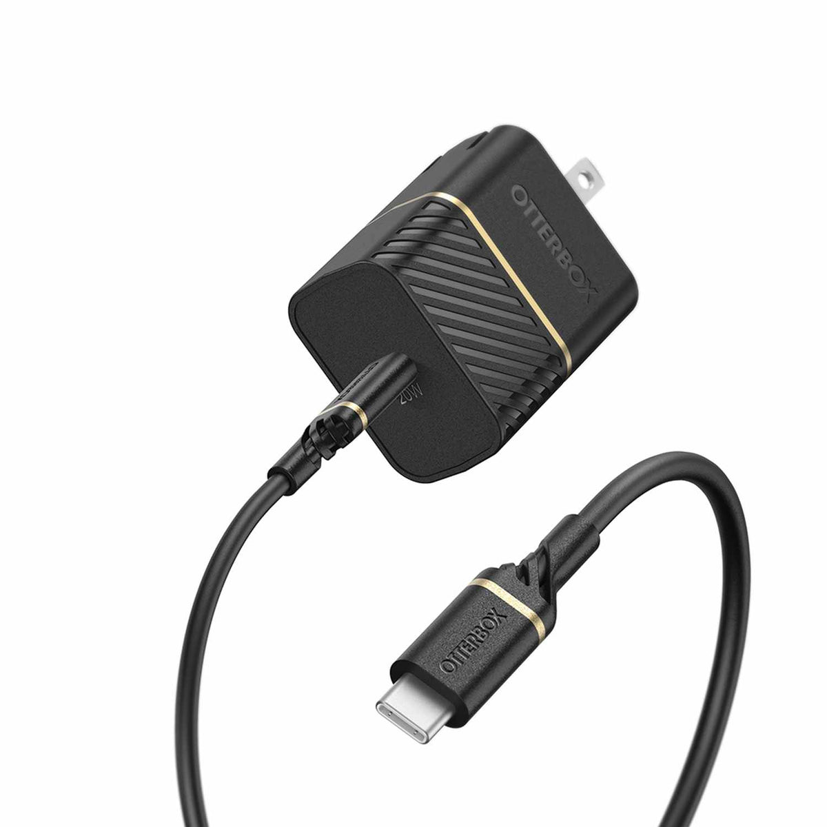 OtterBox USB-C to USB-C 3 ft 20W Cable Black