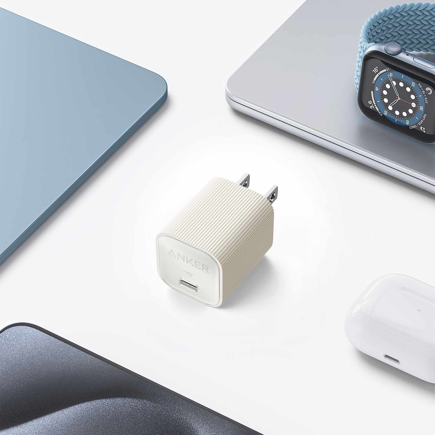 Anker USB-C to USB-C 3 ft 30W Cable White