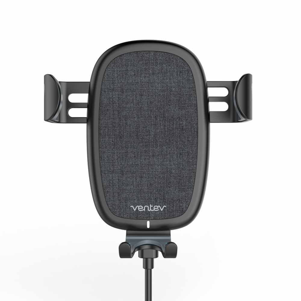 Ventev MNTQIV2VNV Wireless car Mount Kit Qi 10W Dark Grey