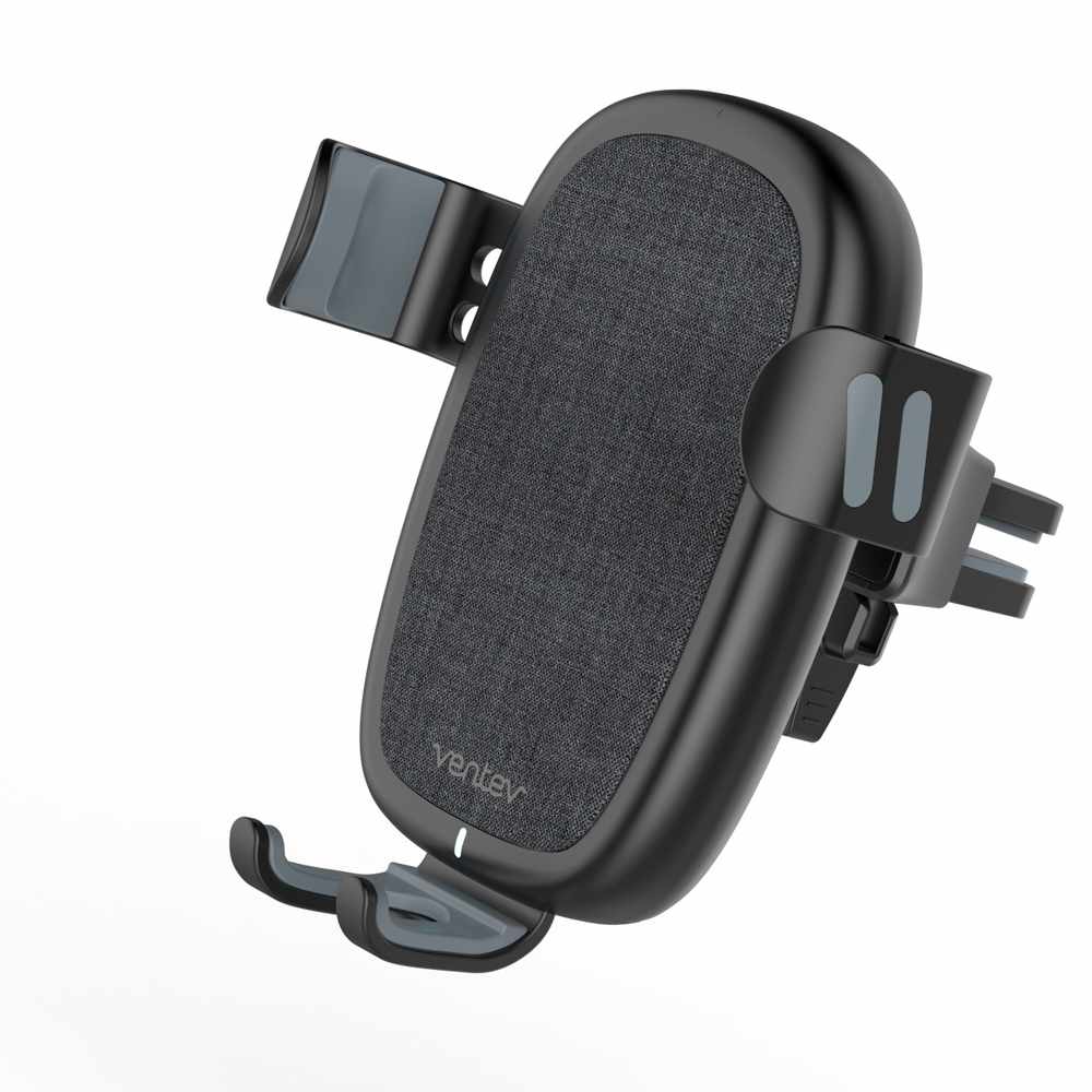 Ventev MNTQIV2VNV Wireless car Mount Kit Qi 10W Dark Grey