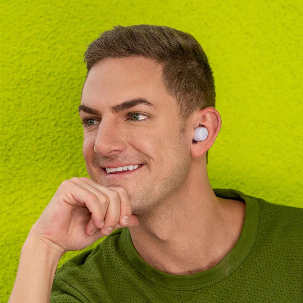 JLab Go Air Pop True Wireless Headphones Lilac Purple