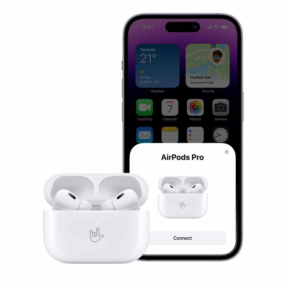Apple MQD83AMA AirPods Pro 2nd Gen with MagSafe and Lightning Charging Case