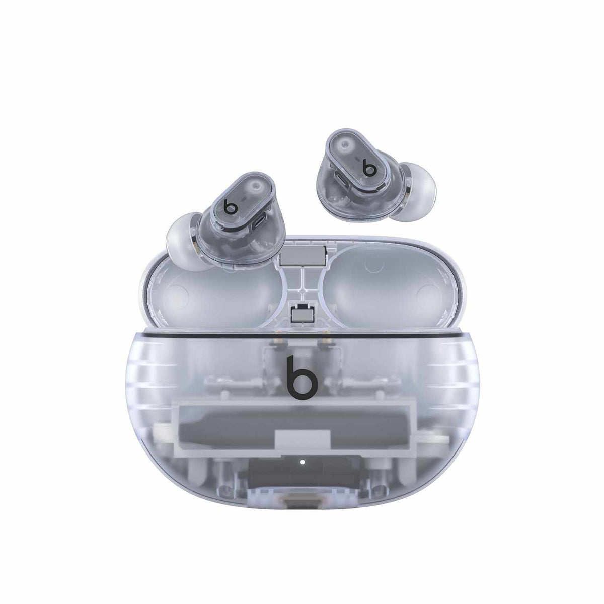 Beats by Dre Studio Buds + True Wireless Noise Cancelling Earbuds Transparent Clear
