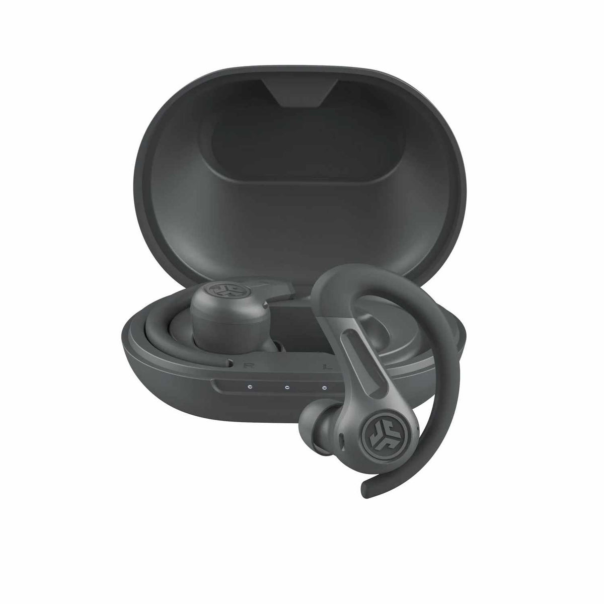 JLab JBuds Sport Earbuds Graphite with Active Noise Cancellation 4 Grey
