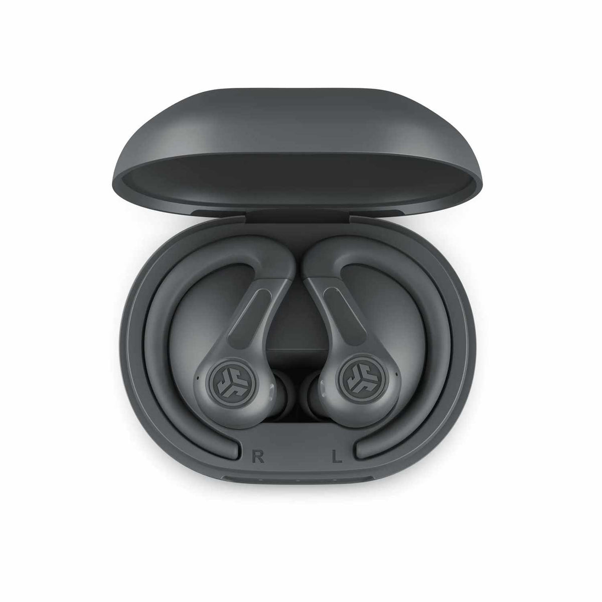 JLab JBuds Sport Earbuds Graphite with Active Noise Cancellation 4 Grey