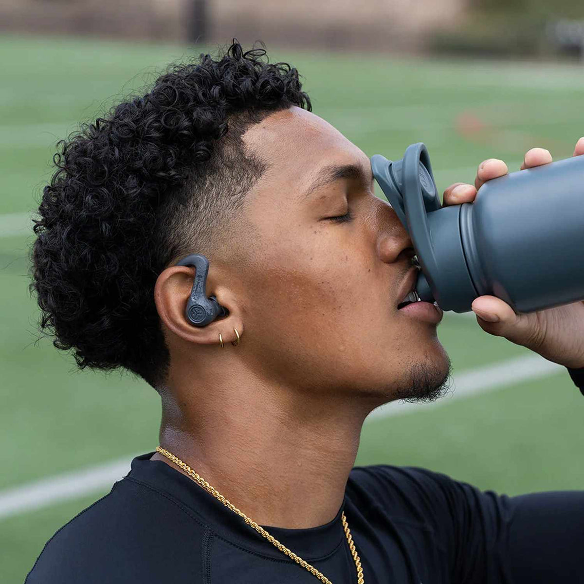 JLab JBuds Sport Earbuds Graphite with Active Noise Cancellation 4 Grey