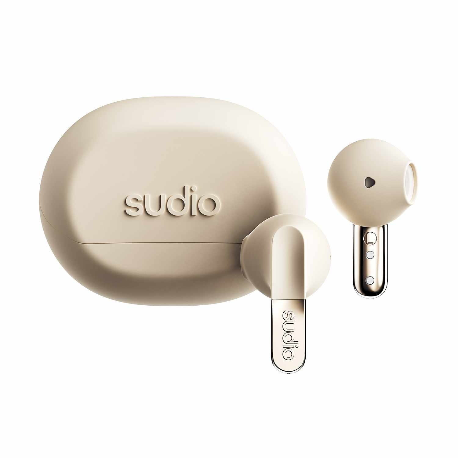 Sudio N3 Wireless Earbuds Sand Beige