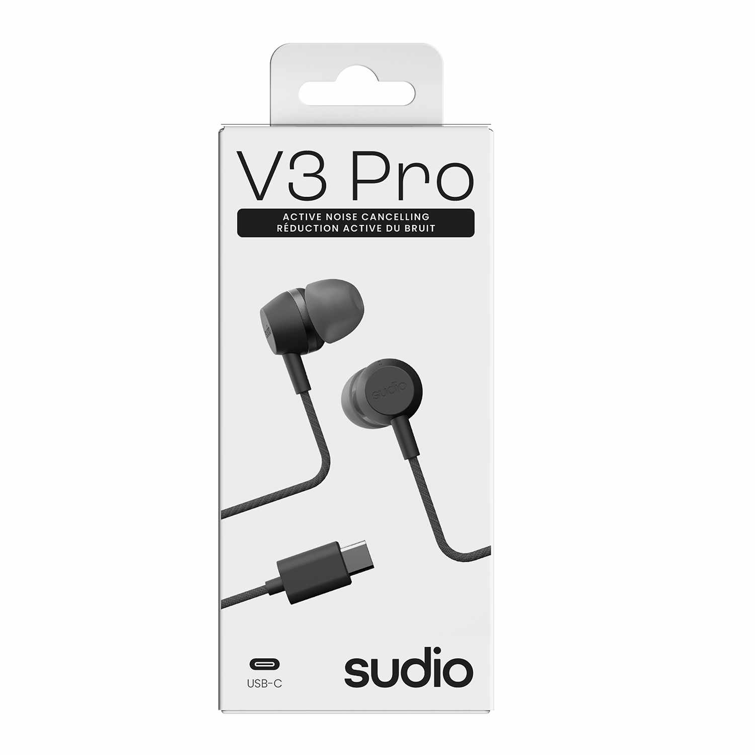 Sudio V3 Pro Wired USB-C Headphones Black