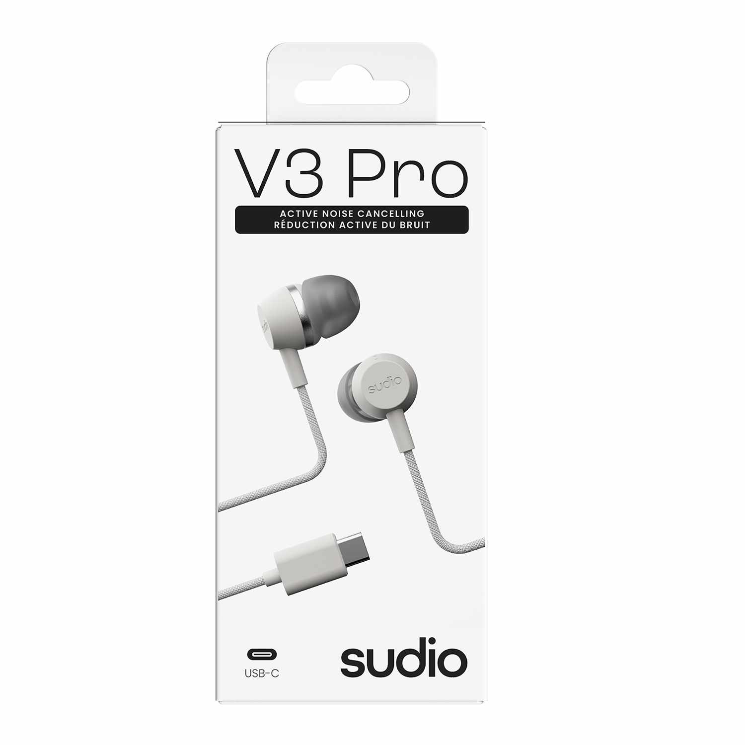 Sudio V3 Pro Wired USB-C Headphones White