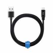 Blu Element Braided Charge/Sync Micro USB to USB-A Cable 4 ft Black