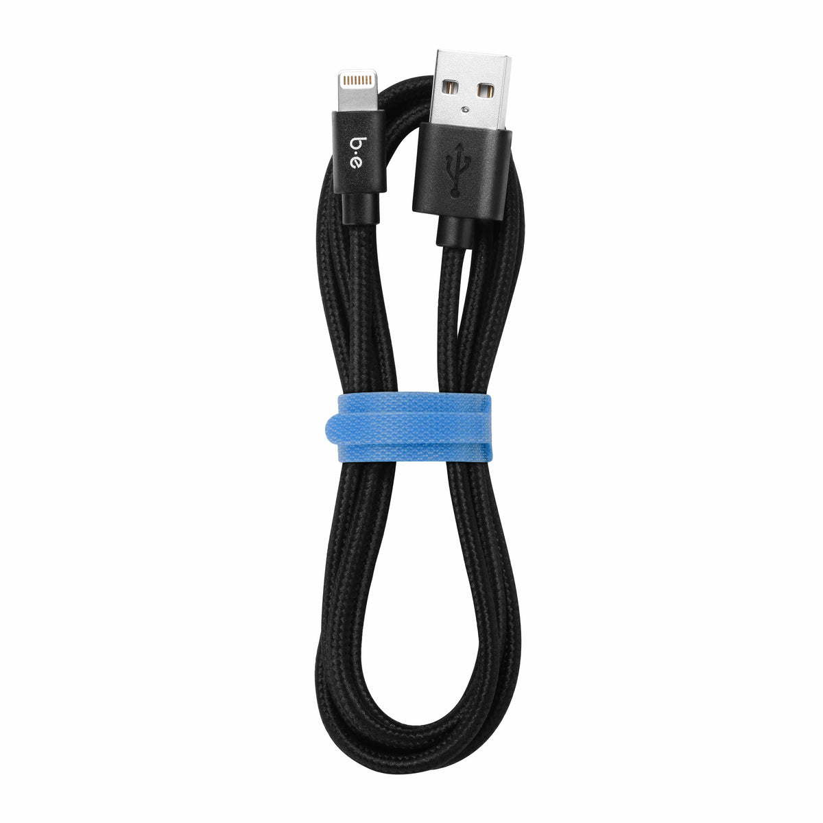 Blu Element Braided Charge/Sync Lightning to USB-A Cable 6 ft Black