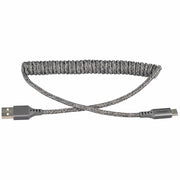 Ventev USB-A to USB-C 1 ft Cable Grey