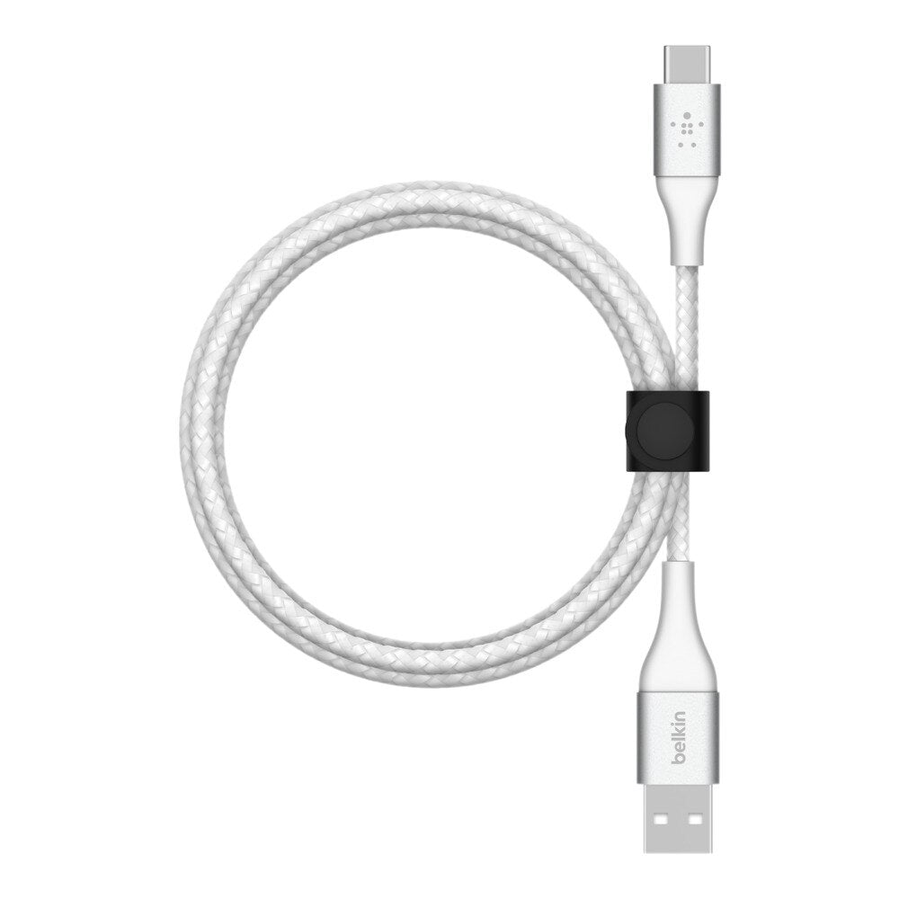 Belkin Charge/Sync BoostCharge Braided USB-C to USB-A Cable 4 ft White