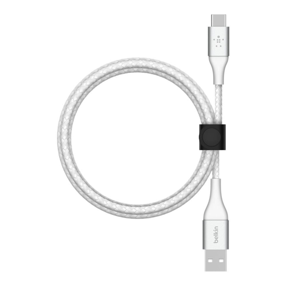 Belkin Charge/Sync BoostCharge Braided USB-C to USB-A Cable 6 ft White