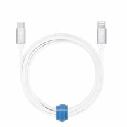 Blu Element USB-C to Lightning 6 ft Braided Cable White