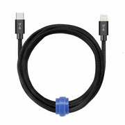 Blu Element USB-C to Lightning 10 ft Braided Cable Black