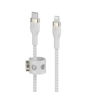 Belkin BoostCharge Pro Flex USB-C Cable with Lightning Connector 6 ft White