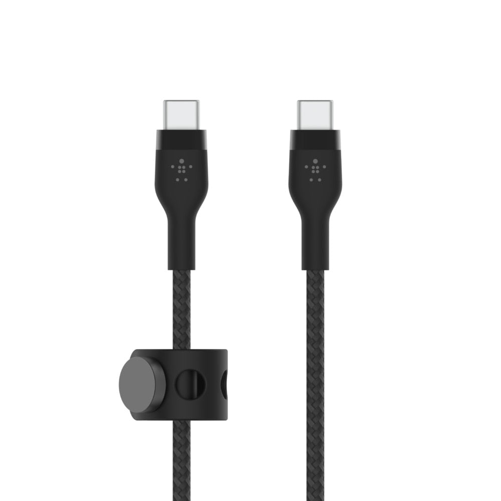 Belkin BoostCharge Pro Flex USB-C to USB-C Cable 6 ft Black
