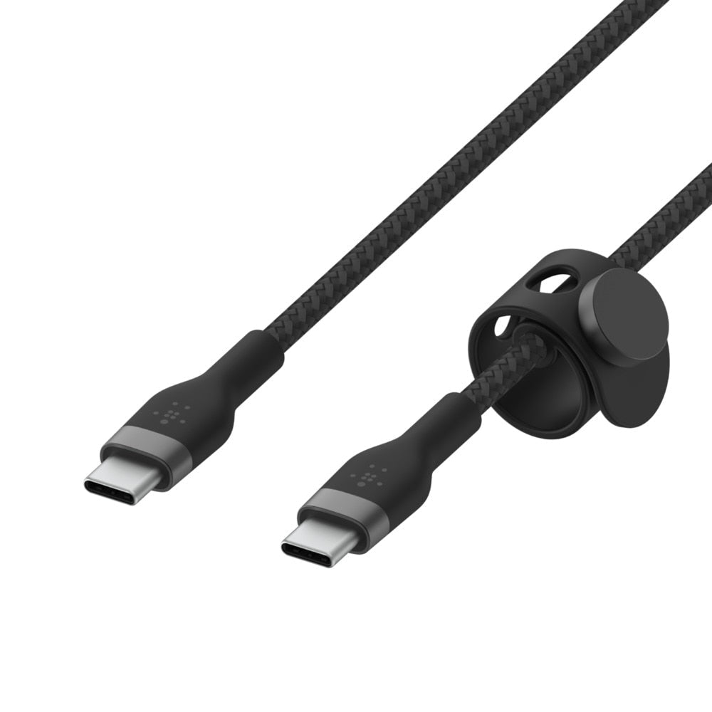 Belkin BoostCharge Pro Flex USB-C to USB-C Cable 6 ft Black
