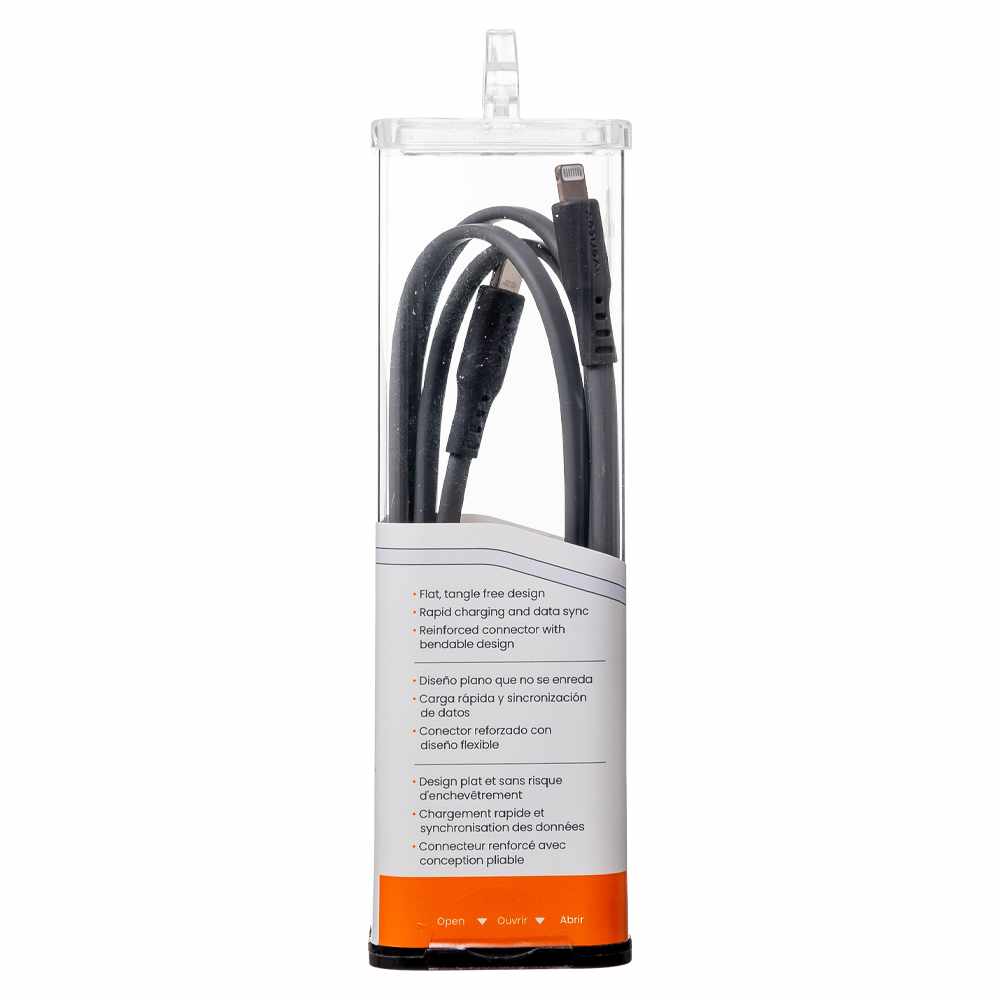Ventev USB-C to Lightning 3.3 ft Cable Grey