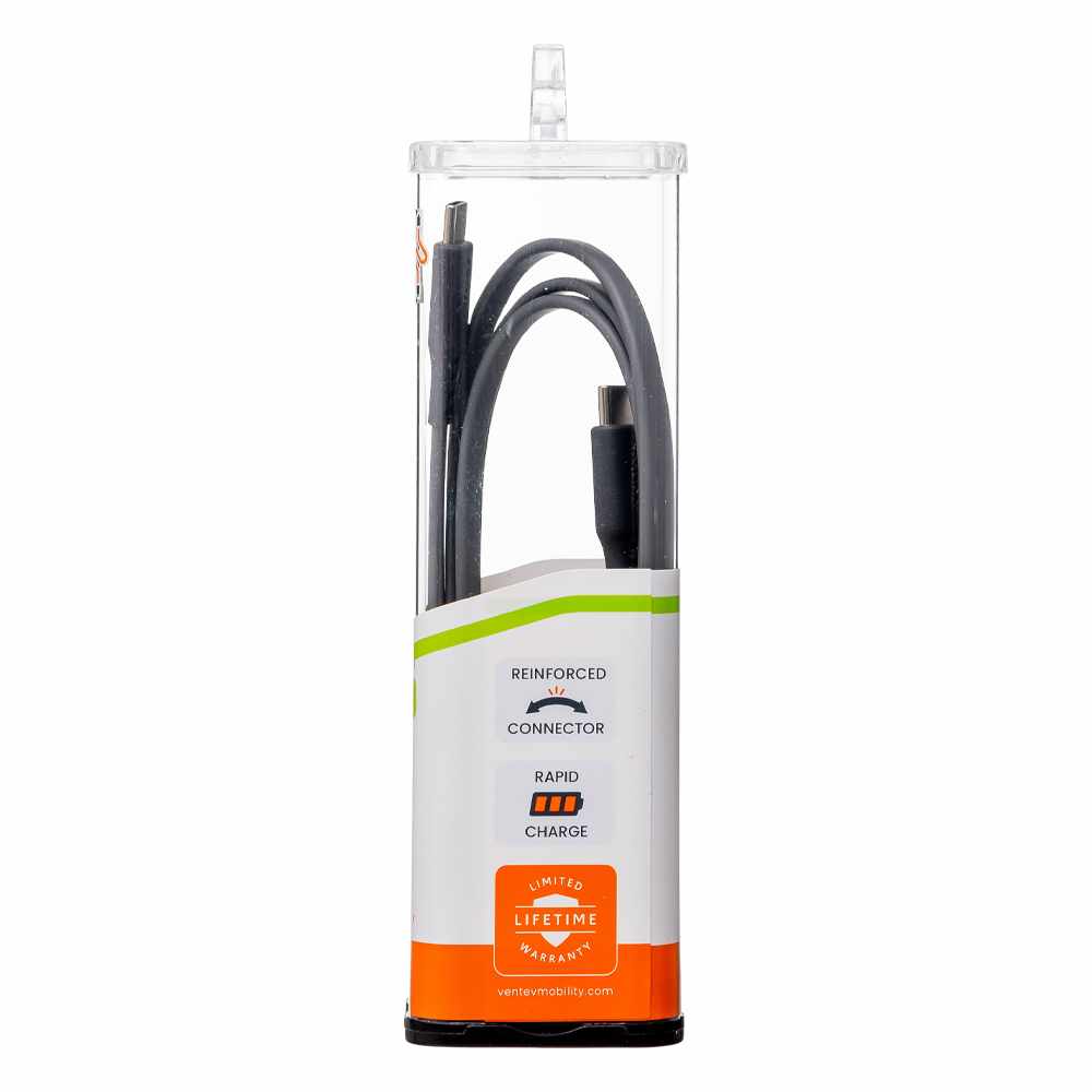 Ventev USB-C to USB-C 3.3 ft Cable Grey