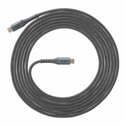 Ventev AC10STL256518 ChargeSync Alloy USB-C to USB-C Cable 10 ft Steel