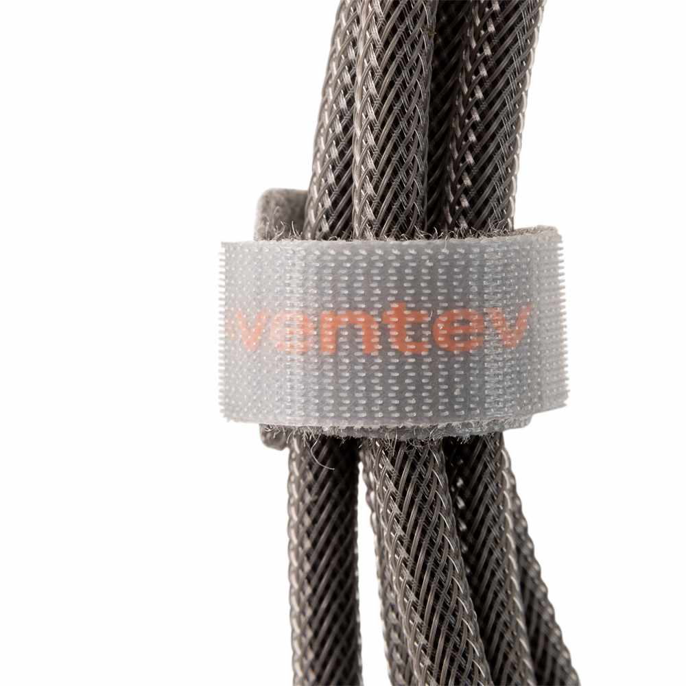 Ventev AC10STL256518 ChargeSync Alloy USB-C to USB-C Cable 10 ft Steel