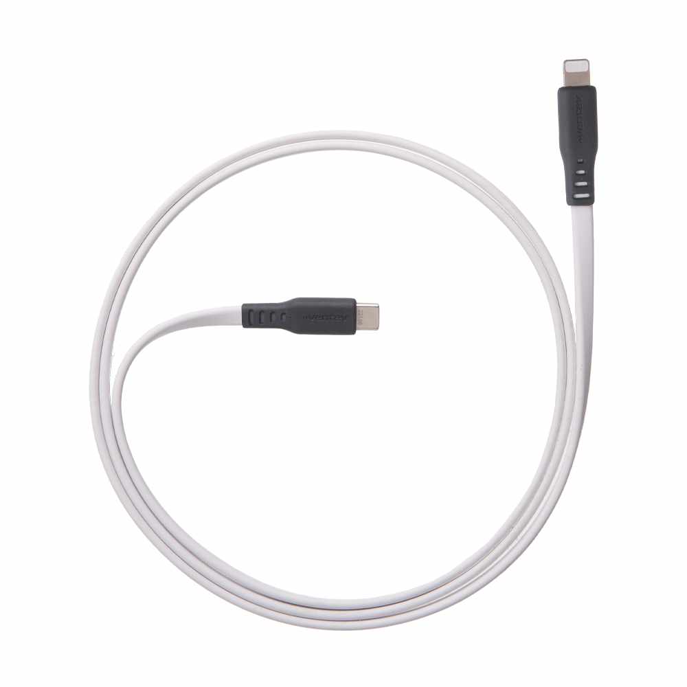 Ventev USB-C to Lightning 3 ft Cable White