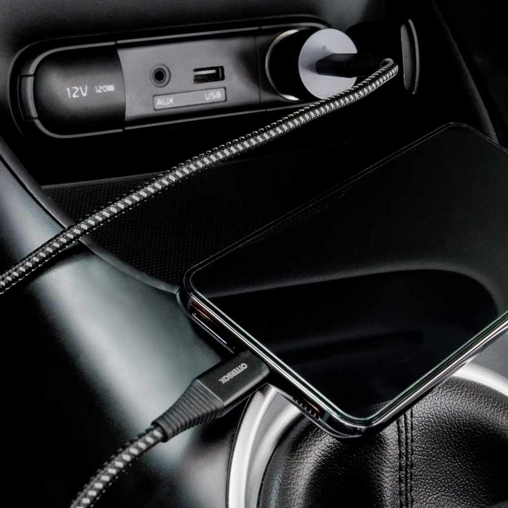 OtterBox USB-C to Lightning 6 ft Cable Black