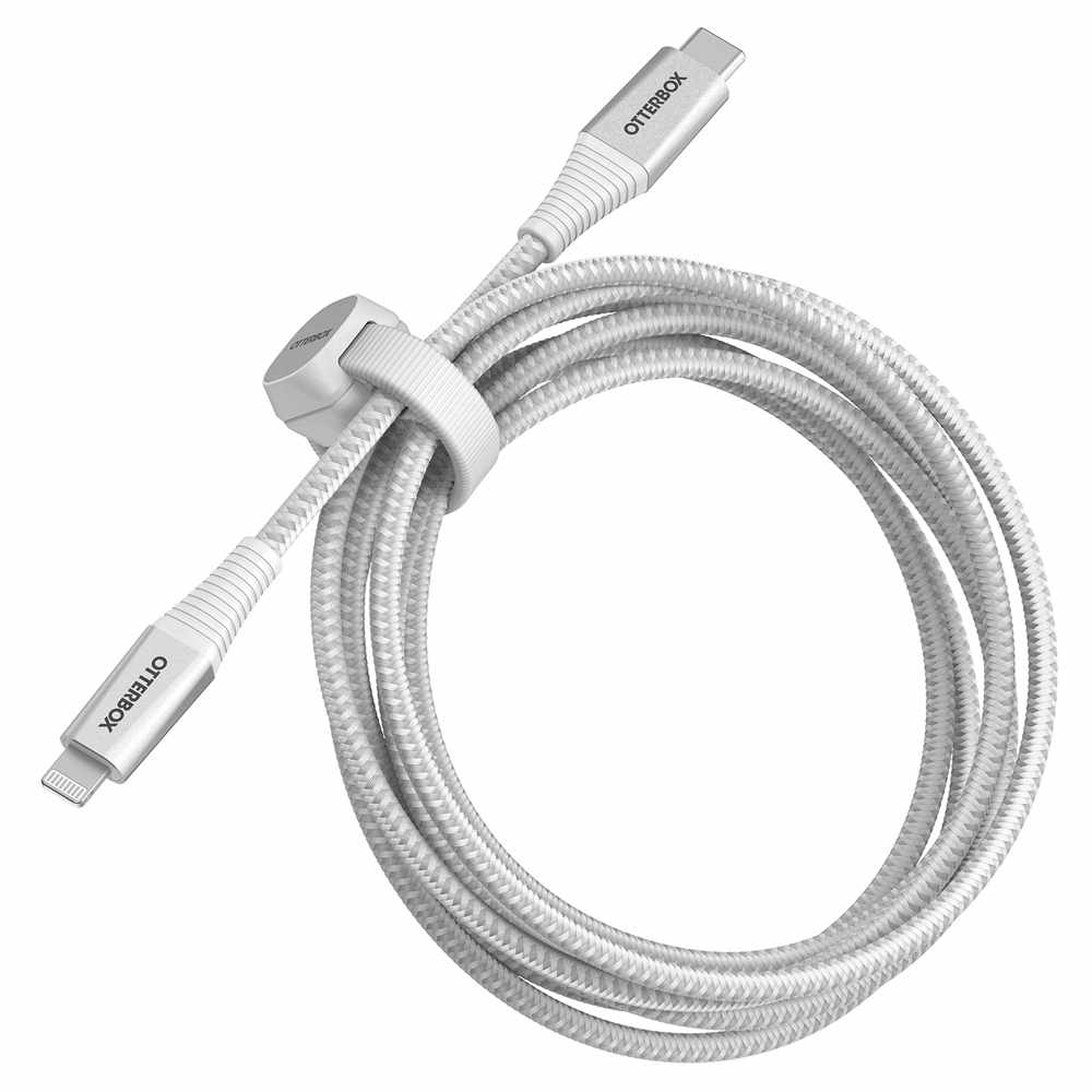 OtterBox USB-C to Lightning 6 ft Cable White