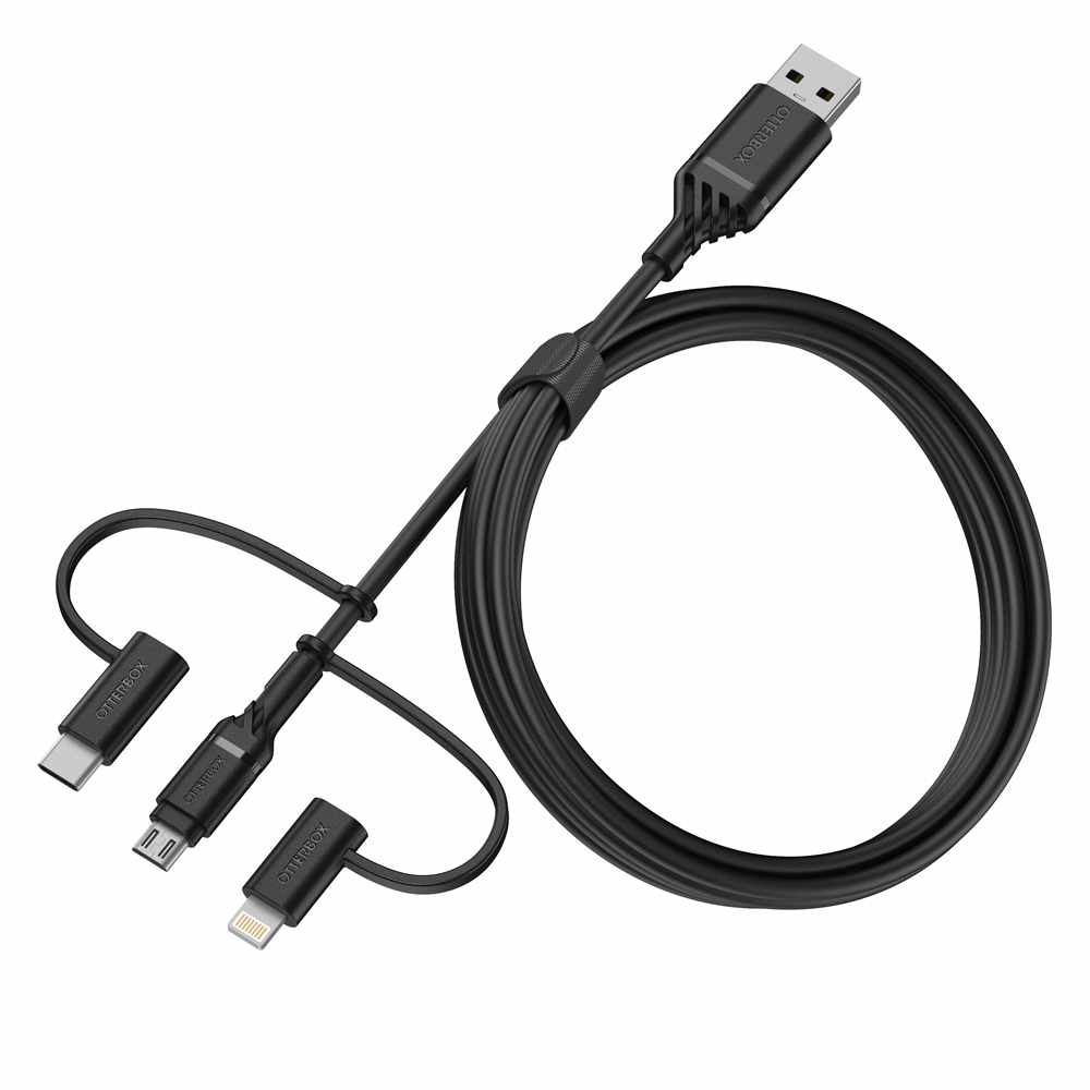 OtterBox USB-A to Micro-USB Cable Black