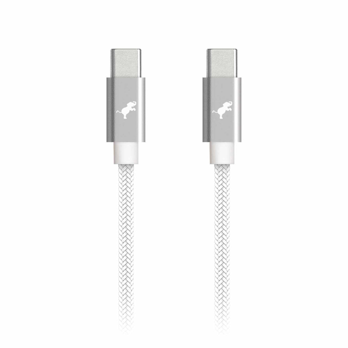Nimble USB-C to USB-C 1 m Braided Cable White