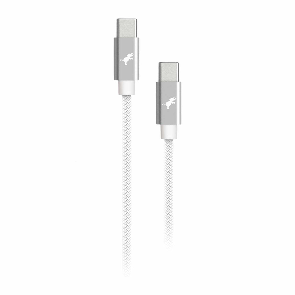 Nimble USB-C to USB-C 1 m Braided Cable White