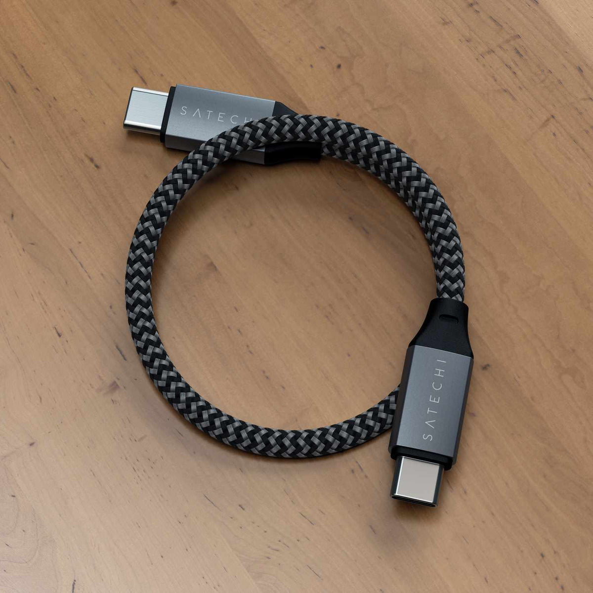 Satechi USB-C to USB-C 1 ft Cable Grey